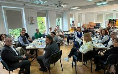 Comiesięczne spotkanie puckich NGO, tym razem z gośćmi z Helu. 2