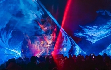 Pokaz laserowy "105. rocznica Zaślubin Polski z Morzem w Pucku" 4
