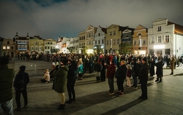 Pokaz laserowy "105. rocznica Zaślubin Polski z Morzem w Pucku" 8