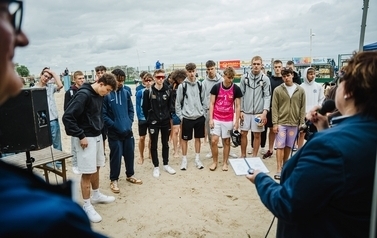 Wojew&oacute;dzkie Mistrzostwa Junior&oacute;w Młodszych w siatk&oacute;wce plażowej 4