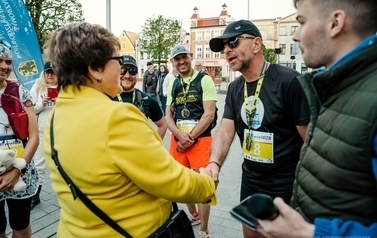 Bieg dookoła Kaszub - finisz etapu III Szemud - Puck 8