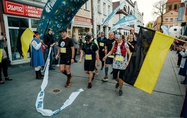 Bieg dookoła Kaszub - finisz etapu III Szemud - Puck 11