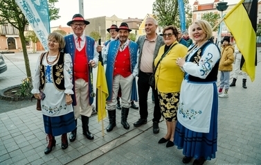 Bieg dookoła Kaszub - finisz etapu III Szemud - Puck 15