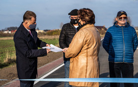 Otwarcie zmodernizowanych ulic Kolejowej i Bławatkowej 3