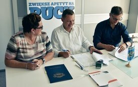 Podpisanie umowy na rozdział kanalizacji deszczowej i sanitarnej w Pucku cz. 2 3