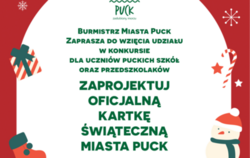 Zdjęcie do Oficjalna Kartka Świątecznia Miasta Puck wybrana!