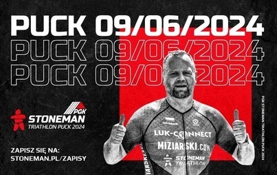 Zdjęcie do Organizacja ruchu pojazd&oacute;w w czasie trwania imprezy &bdquo;PGK Stoneman Triathlon Puck&rdquo; w dniu 09.06.2024 r.