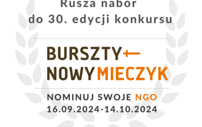 Zdjęcie do Rozpoczęcie naboru do jubileuszowej 30. edycji konkursu o Nagrody Bursztynowego Mieczyka.