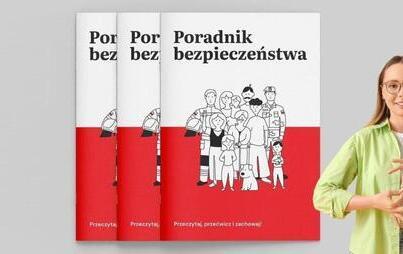Zdjęcie do &bdquo;Poradnik bezpieczeństwa&rdquo; dostępny w Polskim Języku Migowym (PJM)