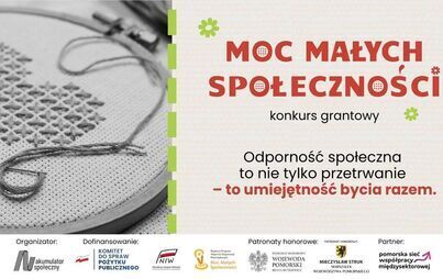 Zdjęcie do Fundusz Akumulator Społeczny ogłasza konkurs grantowy Moc Małych Społeczności, termn do 15 września 2026!