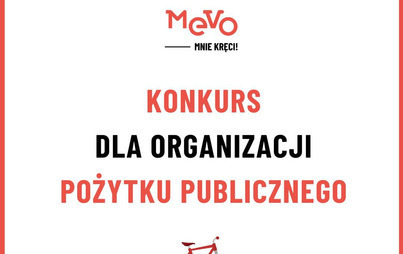 Zdjęcie do MEVO ogłosiło konkurs dla organizacji pożytku publicznego.