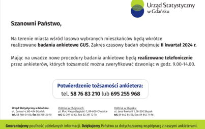 Zdjęcie do Badanie statystyczne GUS