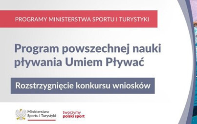 Zdjęcie do Dofinansowanie projektu &quot;Umiem pływać&quot;