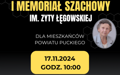 Zdjęcie do I Memoriał Szachowy im. Zyty Łęgowskiej