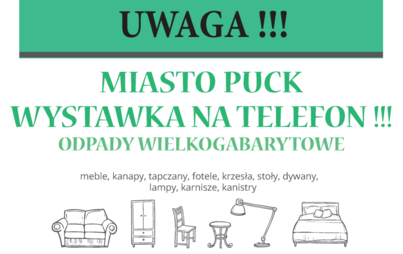 Zdjęcie do Wystawka na telefon - odpady wielkogabarytowe 