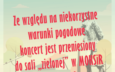 Zdjęcie do Uwaga! Zmiana lokalizacji koncertu Michała Mossakowskiego!